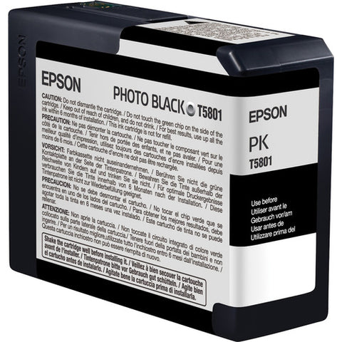 Epson UltraChrome K3 Photo Black Ink Cartridge (80 ml) - Image Pro International