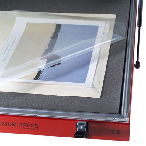 Drytac 50.25" x 98.25" Hot Press Heated Glass Top Vacuum Press with Stand - Image Pro International