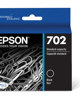 Epson 702 Black DURABrite Ultra Standard-Capacity Ink Cartridge with Sensormatic - Image Pro International