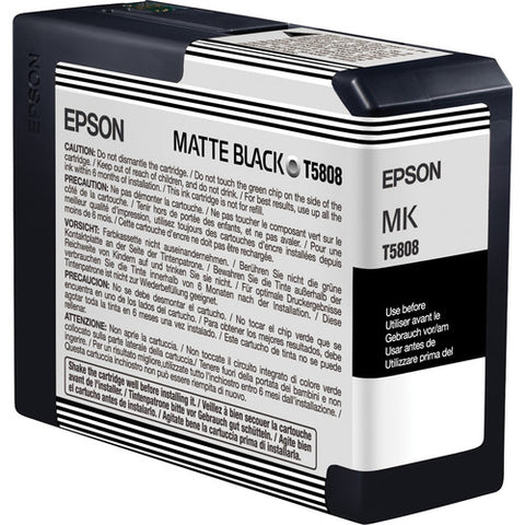 Epson UltraChrome K3 Matte Black Ink Cartridge (80 ml) - Image Pro International