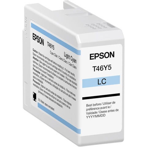Epson T46Y Light Cyan UltraChrome PRO10 Ink Cartridge (50mL) - Image Pro International