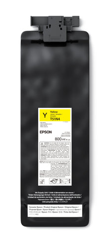 Epson T51N420, 800 mL Yellow ink pack UltraChrome GS3 Eco-Solvent for SureColor S7170, S8170, S9170 - Image Pro International