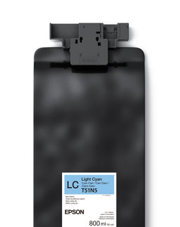Epson T51N420, 800 mL Light Cyan ink pack UltraChrome GS3 Eco-Solvent for SureColor S7170, S8170, S9170