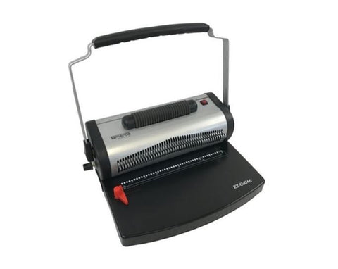Tamerica EZ-Coil 46 Manual 4:1 Coil Punch And Bind Machine W/ Electric Inserter - Image Pro International